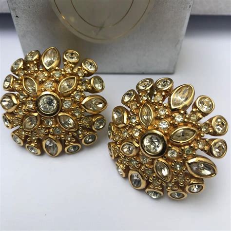 christian dior earringa|vintage christian dior earrings clip.